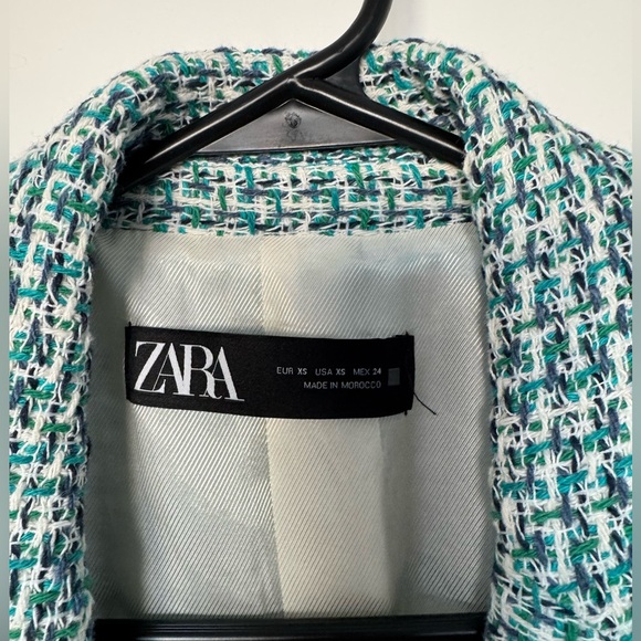 NWOT ZARA tweed jacket - Picture 8 of 11